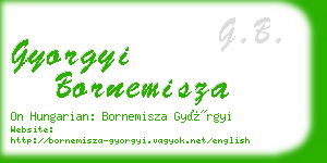 gyorgyi bornemisza business card